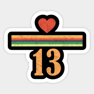 A New Doctor Is In The House - Heart Stripes Thirteen 1 Sticker